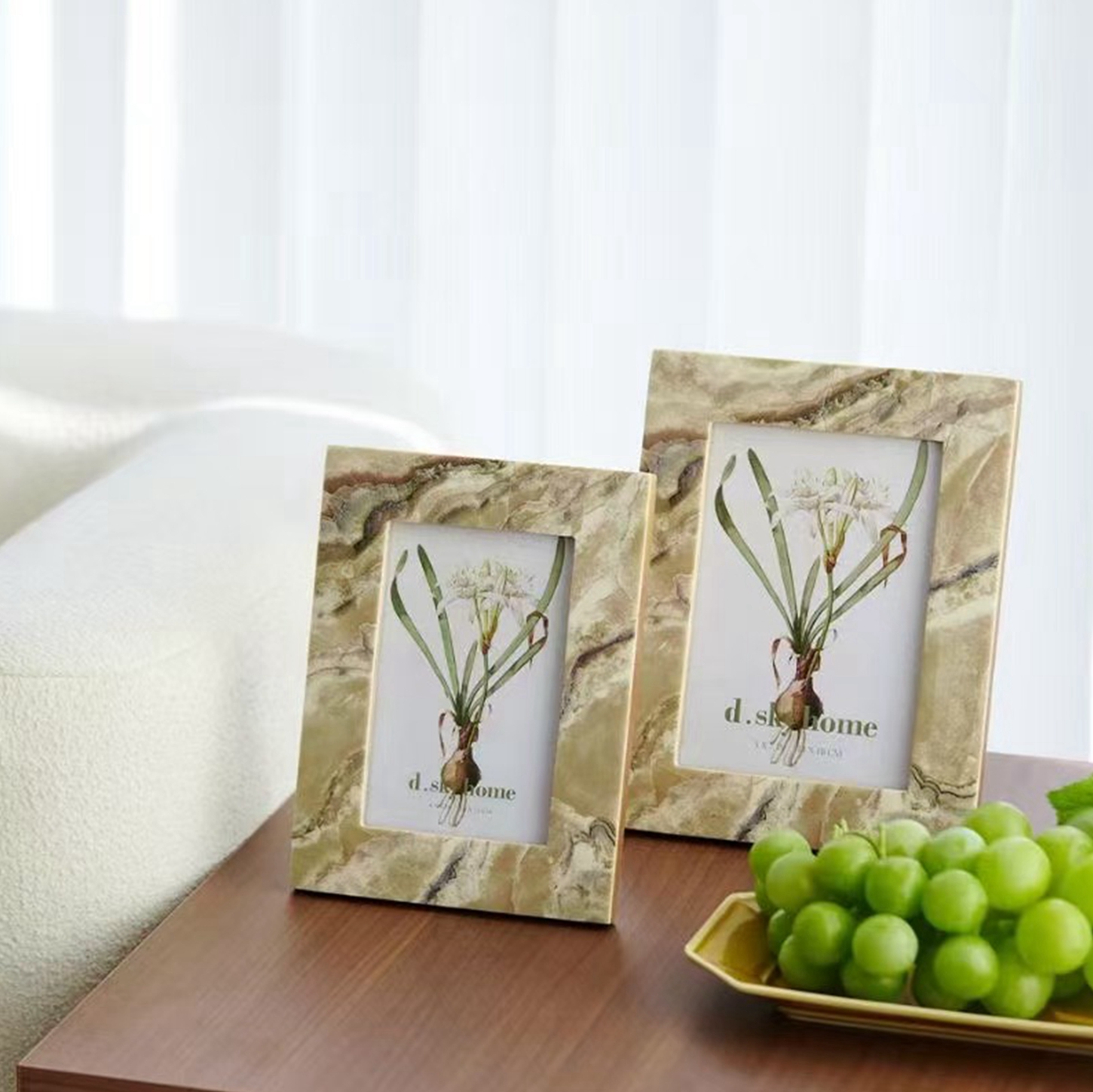 欧式大理石纹高级感相框照片框