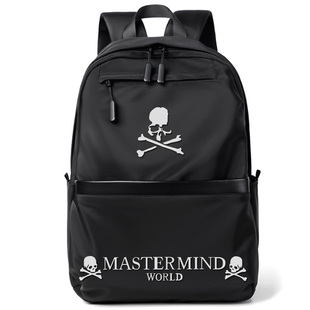 暗黑mmj骷髅头双肩包男女商务背包大容量电脑包轻便包防泼水