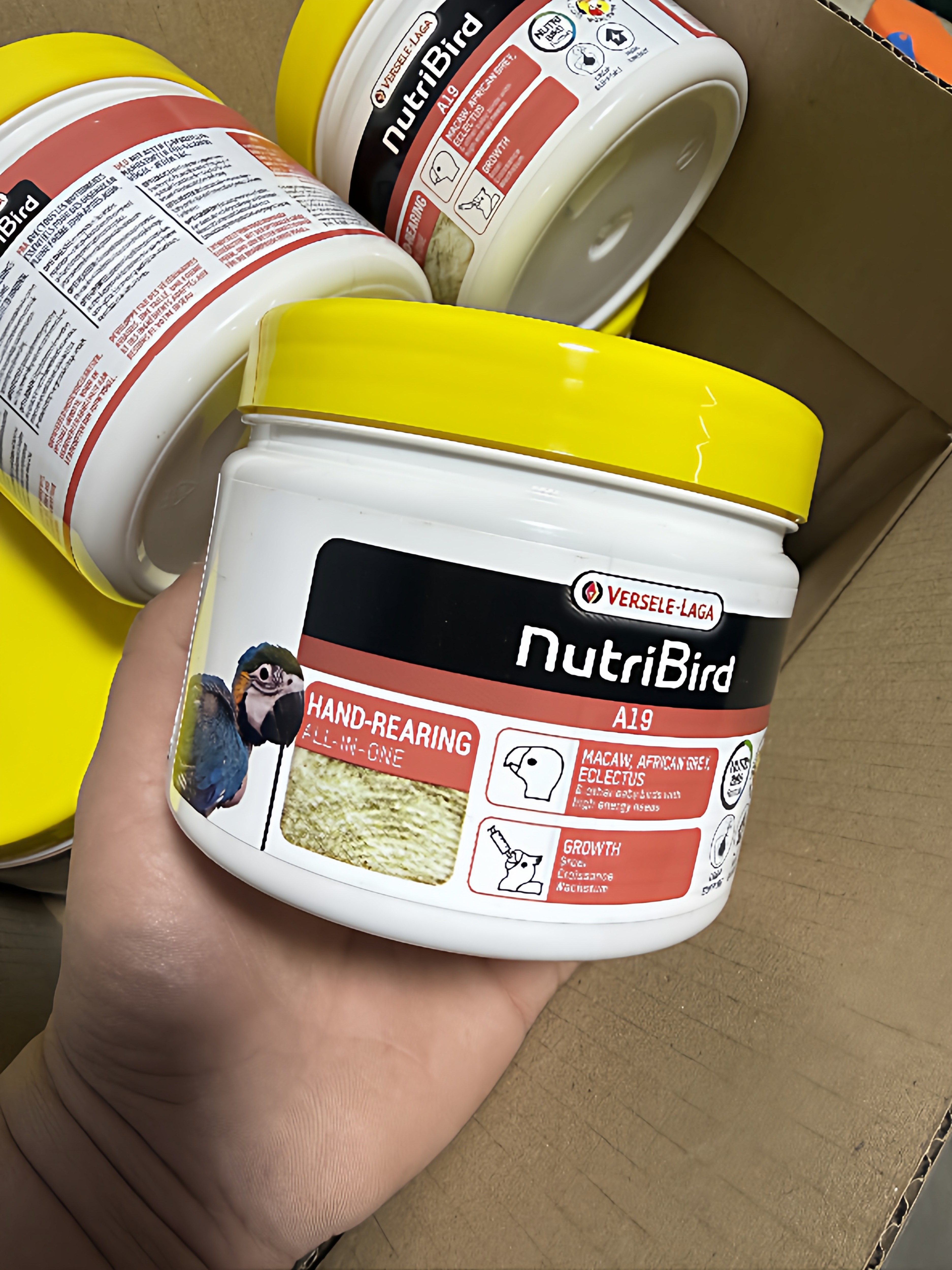 正品进口凡赛尔手养鹦鹉奶粉A21幼鸟虎皮牡丹玄凤幼雏鸟中大型A19