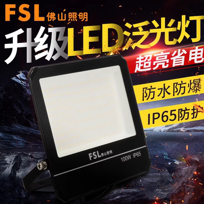 佛山照明led投光灯100100w庭院