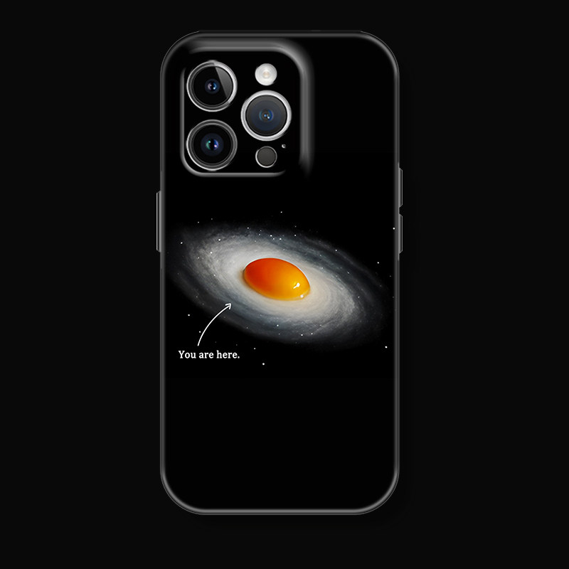 个性创意鸡蛋银河系艺术男女苹果iphone17promax适用16pro透明15plus/xs14全包菲林软壳华为小米荣耀13手机壳