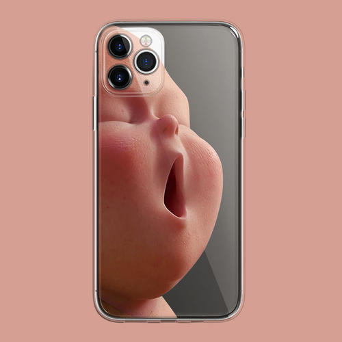 苹果iPhone萌系透明全包手机壳