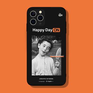 新款欧美可爱小女孩苹果17promax臭美照镜子xr情侣适用iphone16pro透明12minxs/11镜头全包防摔软13min手机壳