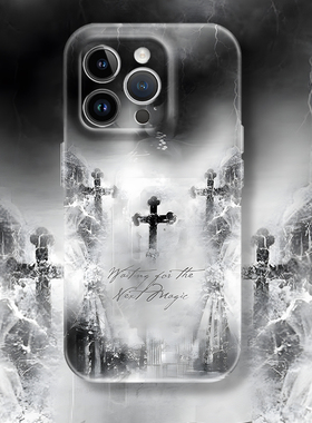 小众十字梦幻艺术简约个性苹果iphone17promax适用16pro透明14minx15全包防摔菲林软华为小米荣耀12pro手机壳