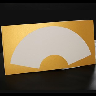 扇面宣纸卡纸书画写意生宣软卡扇形加厚镜片宣纸手工宣张装