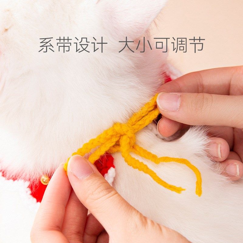 猫咪圣诞节喜庆手工编织项链狗狗新年针织项圈宠物过年饰品口水巾,宠物/宠物食品及用品,项圈/肩带,淘宝优惠券,粉丝福利购,淘宝优惠卷