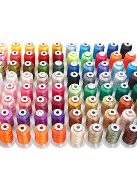 80色套装120高强涤纶绣花线500米 Polyester Embroiery Threa