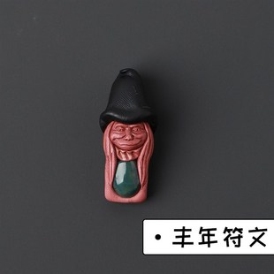 北欧精灵24卢恩符文有影小精灵可爱灵动吊坠百搭饰品晶石