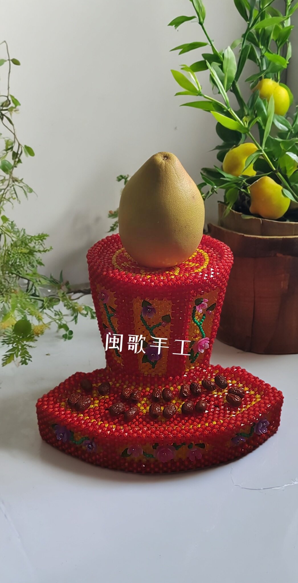 闽歌手工diy串珠南方拜佛妈祖用品粿合台月专台珠子工艺材料古风