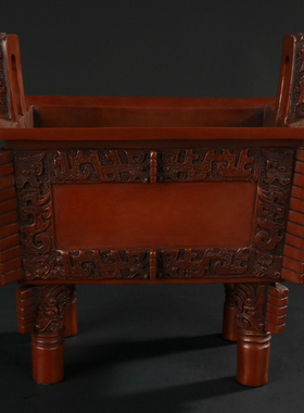 紫铜工艺品司母戊鼎家居铜鼎摆件鼎盛开业乔迁礼品青铜鼎