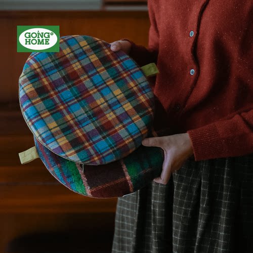 加厚防滑日式记忆棉圆坐垫可拆洗