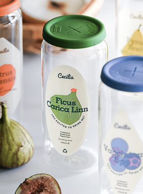 GOING HOME带盖吸管水杯大容量女生可乐易拉罐耐高温玻璃杯子