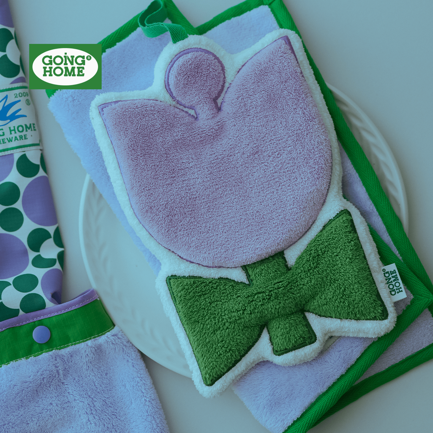 【郁金香造型】吸水不掉毛擦手巾