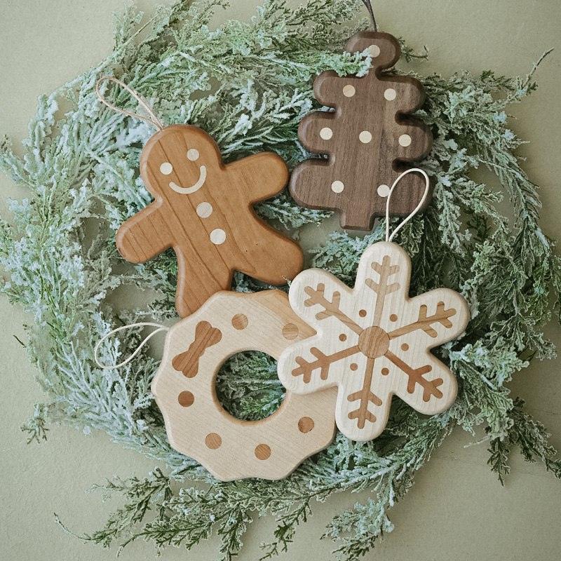 实木圣诞节装饰挂件闺蜜礼物礼品