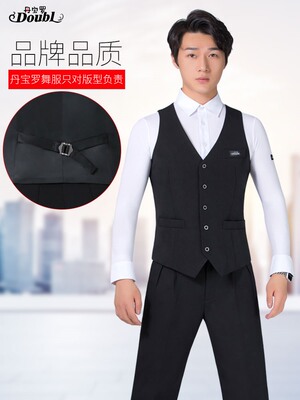 男士比赛摩登舞马甲练功服外套