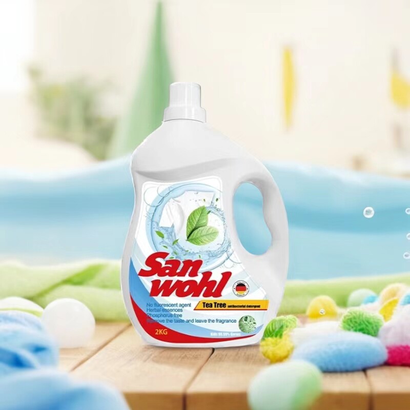 德国品牌Sanwohl 天然茶树除菌抑螨中性温和洗衣凝露不含磷荧光剂