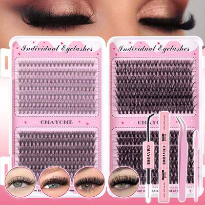 640 clusters 10D100D, D-curve extension set 曲假睫毛延长套装