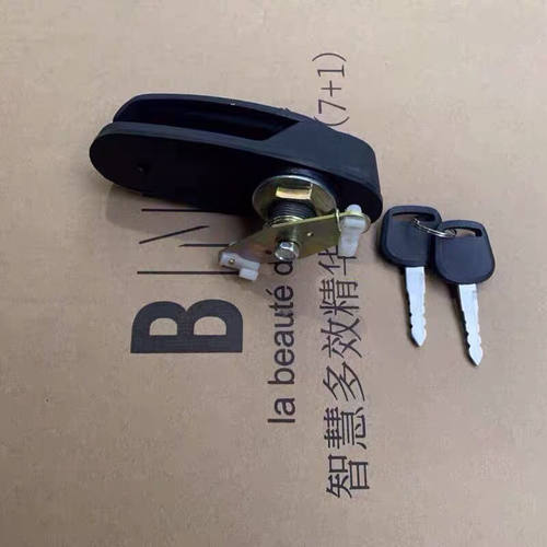适用郑州日产纳瓦拉后盖锁机锁块 锐琪皮卡尾盖锁后货箱锁后门锁
