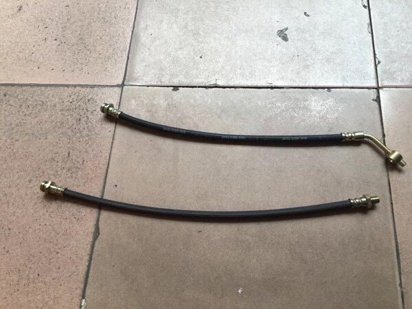 适用于东风郑州日产锐琪皮卡两驱前刹车油管帕拉丁皮卡刹车油管