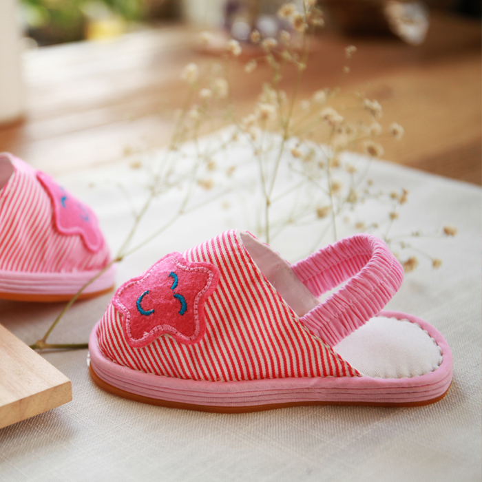 Chaussons enfants en coton pour printemps - semelle tendon - Ref 1011578 Image 1