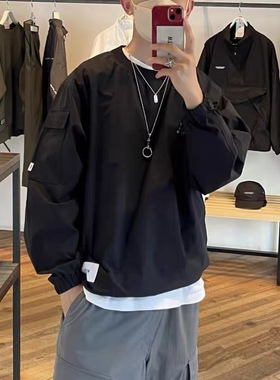 22AW WTAPS SMOCK 日系刺绣长袖T恤宽松休闲衬衫夹克男装 cityboy