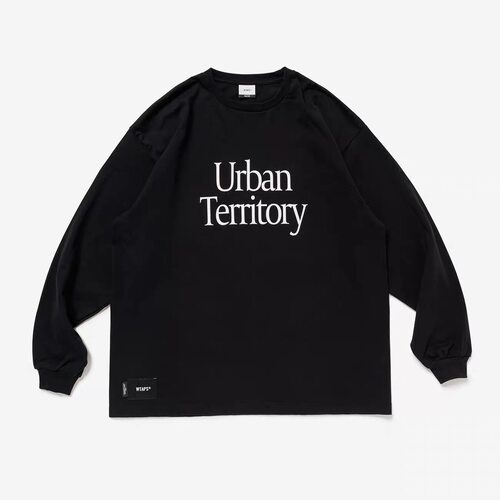 日系宽松WTAPS DOT SIGHT PRTC隐藏款字母休闲长袖T恤男情侣 25AW
