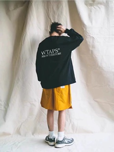 日系WTAPS DESIGN 03 LS LEAGUE刺绣印花长袖T恤男款Cityboy 23AW