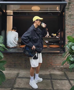 22AW COMFY OUTDOOR复古山系户外防水工装机能猎装冲锋衣夹克外套