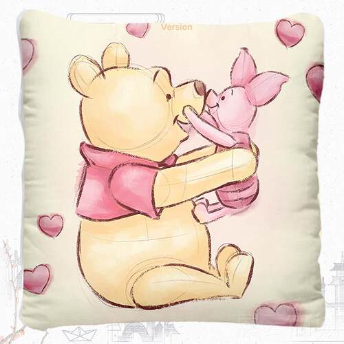 高档小维尼 Winni熊e the Pooh 尼熊 抱枕被 床上垫小被子靠抱枕