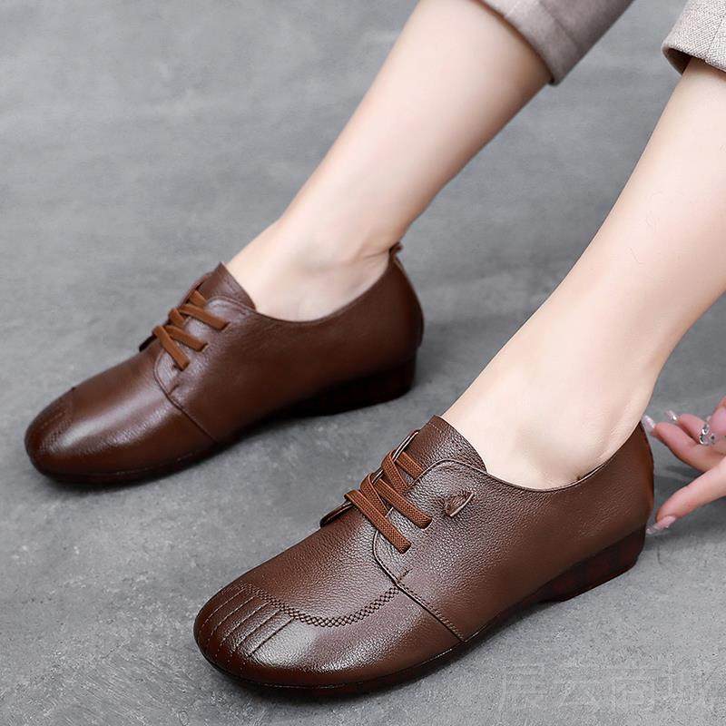 高档牛底真妈妈鞋软底复筋古深口中老年单鞋春平秋款底皮舒适大码,女鞋,深口单鞋,淘宝优惠券,粉丝福利购,淘宝优惠卷