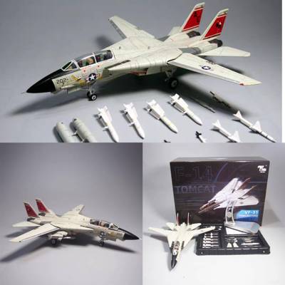 高档1:7玩2F14A飞机模型具雄猫斗机合金彷真军战摆件男人礼物纪事