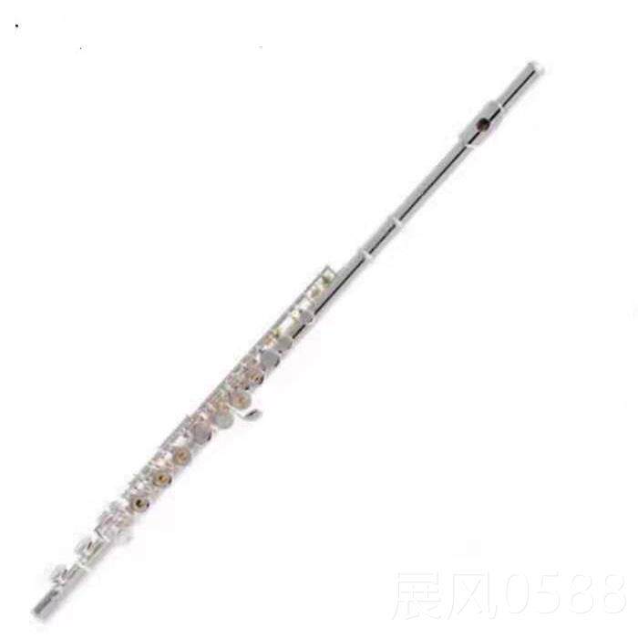 高档装银正品标 准型16闭孔镀银211SL镀闭孔371B尾原长笛，初学检