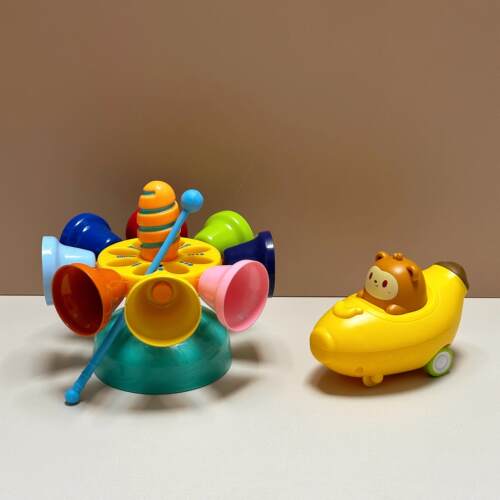高档幼儿官八音钢琴玩器具音乐基础启蒙感具儿童打击乐教旋转铃3