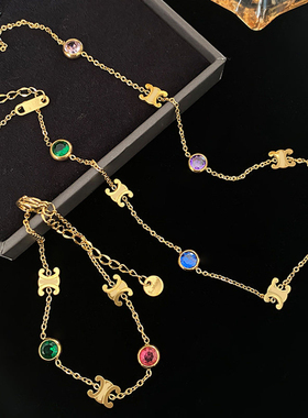 多巴胺项链女锁骨链轻奢