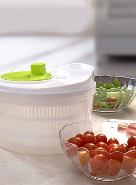 Salad Spinner Lettuce Greens Washer Dryer Drainer Crisper