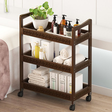 美容小推车养生足浴馆专用工具车非实木美甲美容院手推收纳置物架