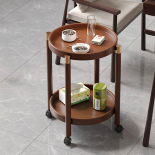 麻将桌可移动茶几茶水柜带轮子小推车小型打牌边几茶桌棋牌室专用