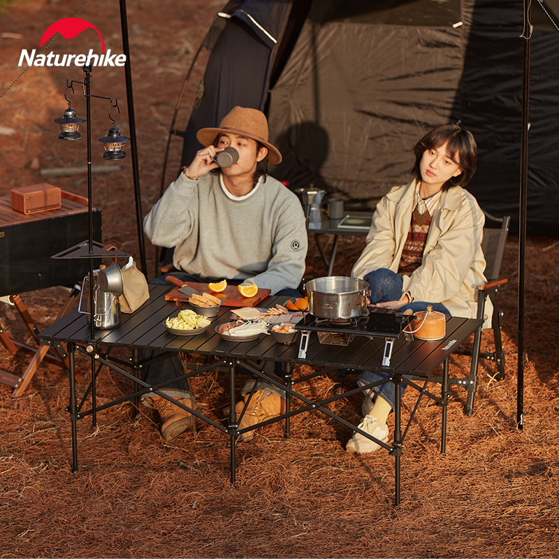 Naturehike便携伸缩铝合金折叠桌