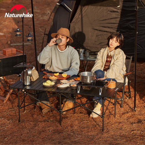 Naturehike便携伸缩铝合金折叠桌