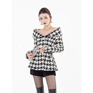 小香风聚会宴会穿搭休闲百搭外套 2025秋冬时尚 MD依诺 天生尤物