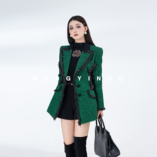 加棉休闲时尚 MD依诺 新款 2025冬季 百搭设计感收腰外套 苍山覆雪