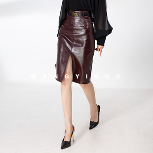 百搭高腰半身裙 2025早秋通勤包臀裙显瘦中长款 MD依诺 高质女王