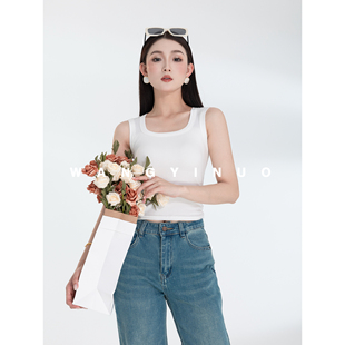 百搭简约吊带美背 轻奢性感气质松弛风显瘦修身 MD依诺 都市锐感