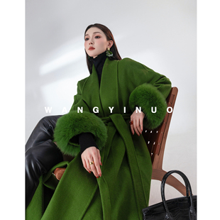 显瘦百搭通勤设计感时尚 2025冬款 羊毛大衣外套 未闻花名 MD依诺