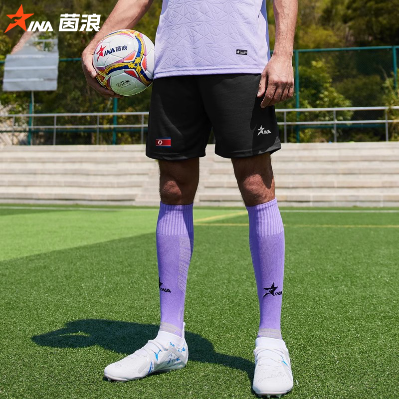茵浪足球运动短裤男女夏季薄款透气速干跑步训练裤三分裤健身短裤