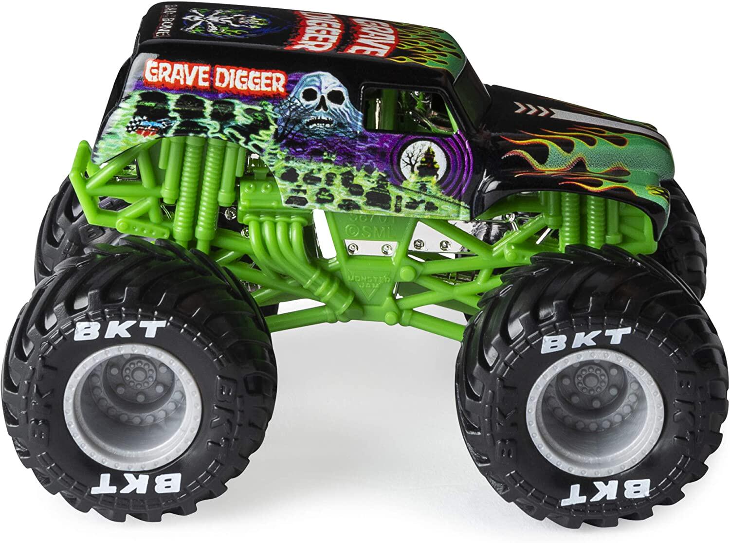 monster jam m011怪物大脚车怪兽卡车玩具合金模型惯性四驱越野车