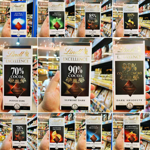 代购瑞士莲Lindt特醇黑巧克力
