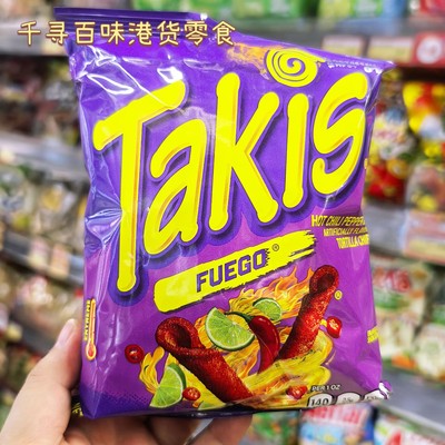 美国爆火网红零食TAKIS粟米卷