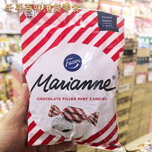 香港代购 芬兰进口Fazer巧克力夹心薄荷糖进口巧克力零食薄荷糖