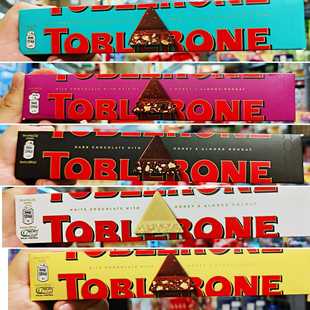 香港代购 Toblerone瑞士三角牛奶巧克力白巧克力新包装随机颜色